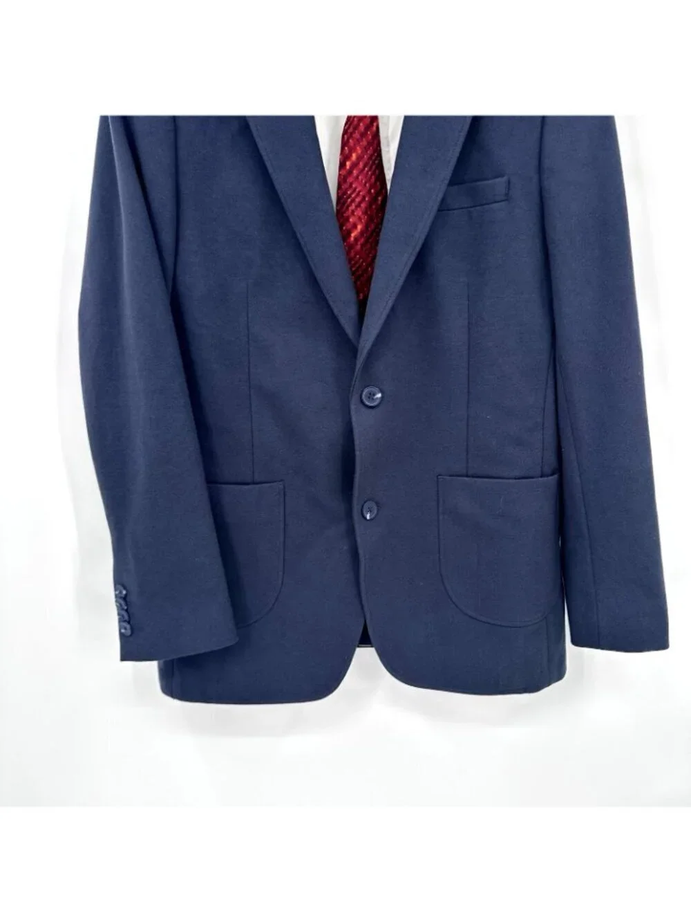 Artefact Men MEDIUM BLUE Woven Blazer Sport Coat Single Breasted Two Button